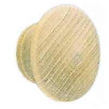Amerock 1.5 x .81 Birch Wood Knob 907485